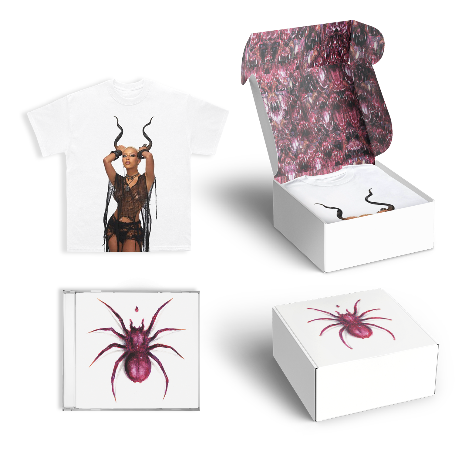 Doja Cat Scarlet CD & TShirt Box Set Official Doja Cat